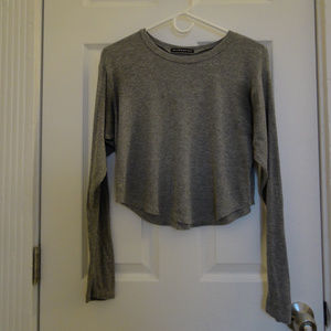 Brandy Melville Grey Long Sleeve in Women